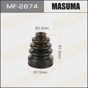 MASUMA MF-2874 - Bellow, driveshaft www.avaruosad.ee