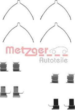 Metzger 109-1261 - Accessory Kit for disc brake Pads www.avaruosad.ee