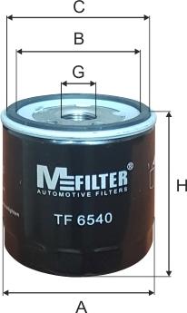 Mfilter TF 6540 - Масляный фильтр www.avaruosad.ee