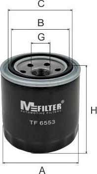 Mfilter TF 6553 - Eļļas filtrs www.avaruosad.ee