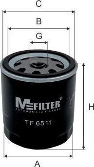 Mfilter TF 6511 - Oil Filter www.avaruosad.ee