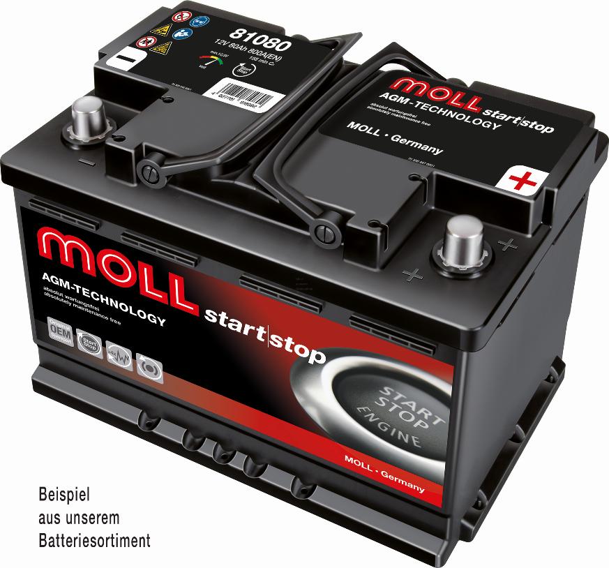 MOLLBATTERIEN 81070 - Starter Battery www.avaruosad.ee