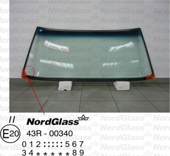 NordGlass 4043167 - Windscreen www.avaruosad.ee