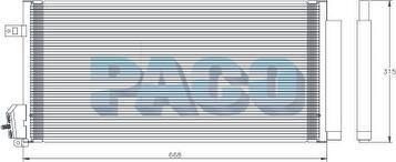 PACO MP5360 - Condenser, air conditioning www.avaruosad.ee