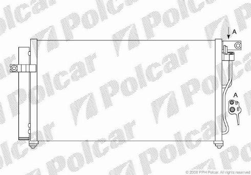 Polcar 4009K8C1 - Конденсатор, кондиционер www.avaruosad.ee