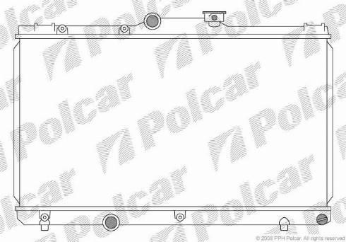 Polcar 8110081K - Radiators, Motora dzesēšanas sistēma www.avaruosad.ee