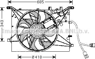 Prasco VO7502 - Ventilators, Motora dzesēšanas sistēma www.avaruosad.ee