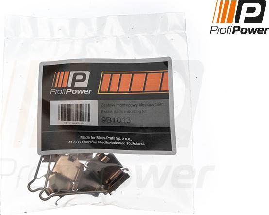 ProfiPower 9B1013 - Accessory Kit for disc brake Pads www.avaruosad.ee