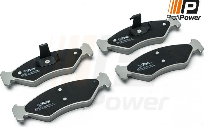 ProfiPower 1B1172 - Brake Pad Set, disc brake www.avaruosad.ee