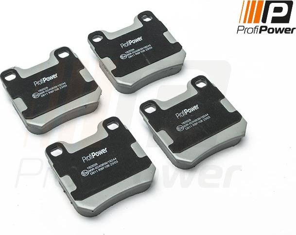 ProfiPower 1B2028 - Brake Pad Set, disc brake www.avaruosad.ee
