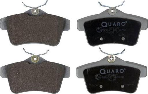 QUARO QP4109 - Brake Pad Set, disc brake www.avaruosad.ee