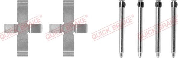 QUICK BRAKE 1091076 - Accessory Kit for disc brake Pads www.avaruosad.ee