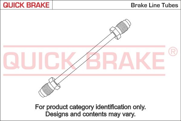 QUICK BRAKE CU-0290A-E - Brake Lines www.avaruosad.ee