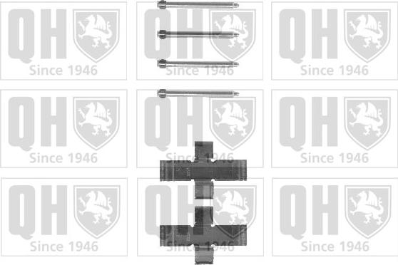 Quinton Hazell BFK652 - Accessory Kit for disc brake Pads www.avaruosad.ee