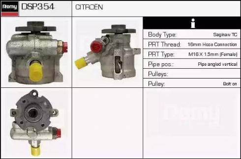 Remy DSP354 - Hydraulic Pump, steering system www.avaruosad.ee