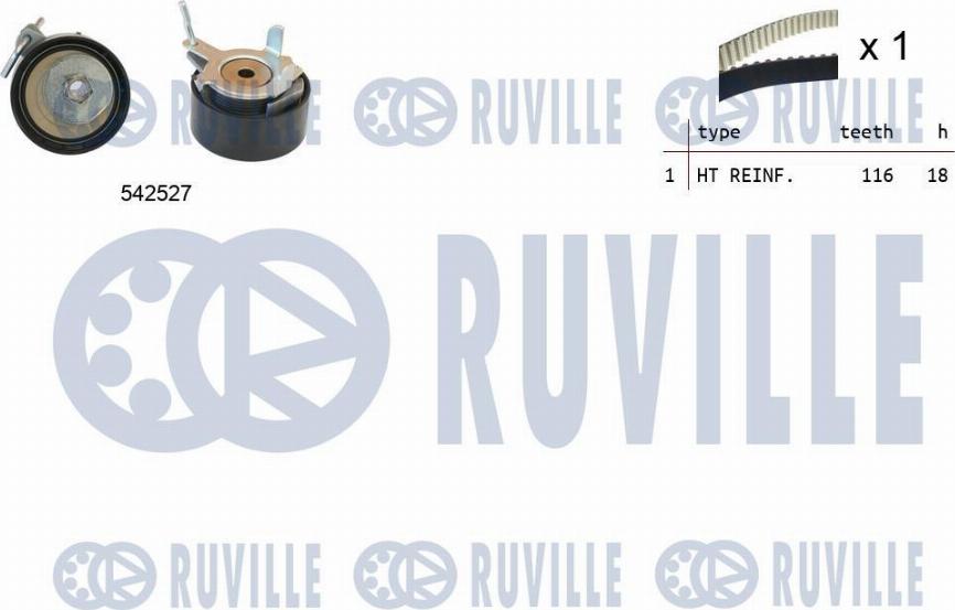 Ruville 550373 - Timing Belt Set www.avaruosad.ee