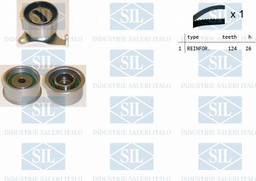 Saleri SIL TK1443 - Timing Belt Set www.avaruosad.ee