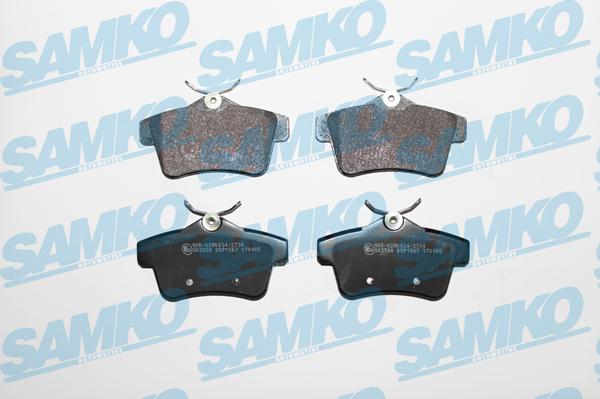 Samko 5SP1567 - Brake Pad Set, disc brake www.avaruosad.ee