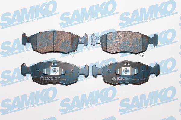 Samko 5SP1722 - Brake Pad Set, disc brake www.avaruosad.ee