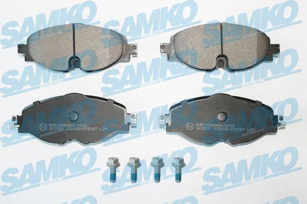 Samko 5SP2067 - Brake Pad Set, disc brake www.avaruosad.ee