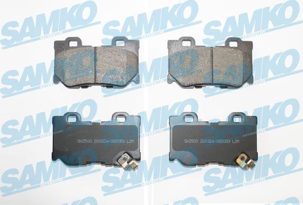 Samko 5SP2089 - Brake Pad Set, disc brake www.avaruosad.ee