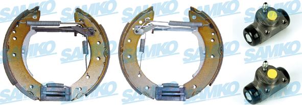 Samko KEG408 - Brake Set, drum brakes www.avaruosad.ee