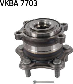 SKF VKBA 7703 - Bearing Kit, wheel hub www.avaruosad.ee