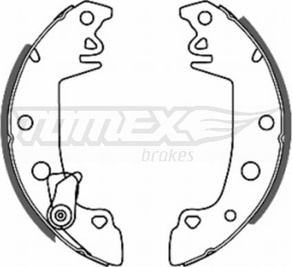 TOMEX brakes TX 20-68 - Brake Set, drum brakes www.avaruosad.ee