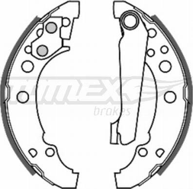 TOMEX brakes TX 20-23 - Brake Set, drum brakes www.avaruosad.ee