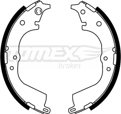 TOMEX brakes TX 21-55 - Brake Set, drum brakes www.avaruosad.ee