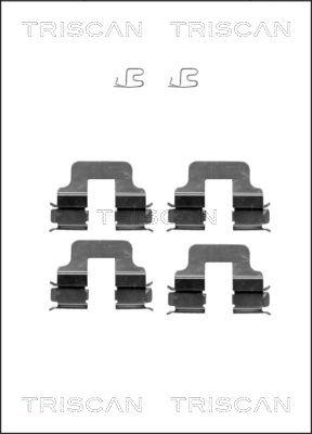 Triscan 8105 101619 - Accessory Kit for disc brake Pads www.avaruosad.ee
