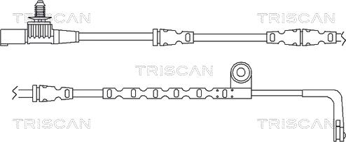 Triscan 8115 17012 - Warning Contact, brake pad wear www.avaruosad.ee