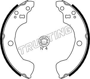 Trusting 067.195 - Brake Set, drum brakes www.avaruosad.ee