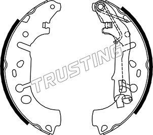 Trusting 034.117 - Brake Set, drum brakes www.avaruosad.ee