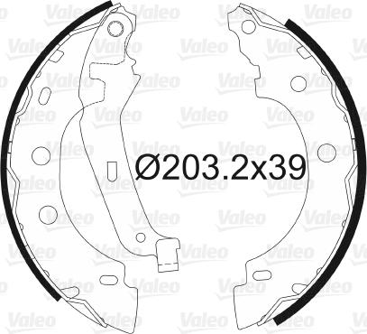 Valeo 562642 - Brake Pad Set, disc brake www.avaruosad.ee