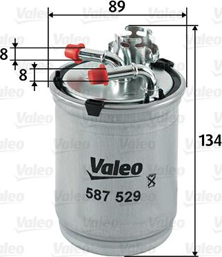 Valeo 587529 - Fuel filter www.avaruosad.ee