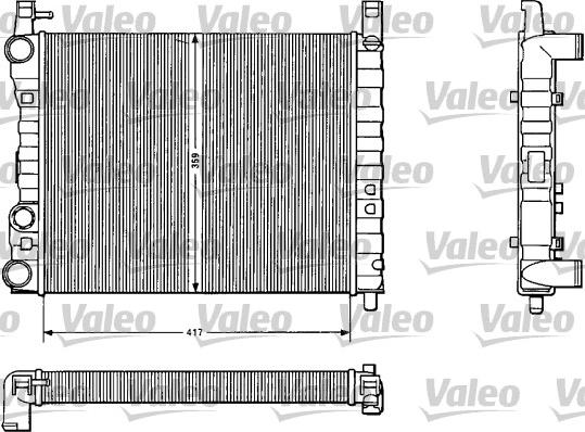 Valeo 883824 - Radiator, engine cooling www.avaruosad.ee
