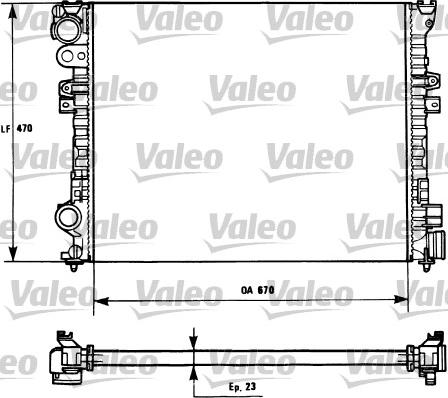 Valeo 731166 - Radiator, engine cooling www.avaruosad.ee