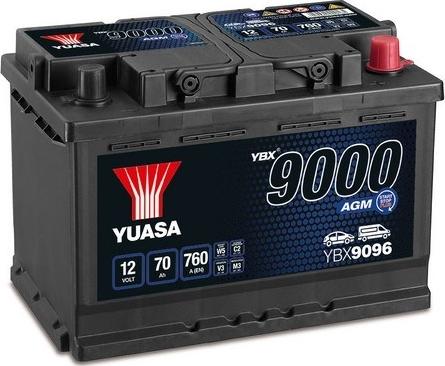 Yuasa YBX9096 - Стартерная аккумуляторная батарея, АКБ www.avaruosad.ee