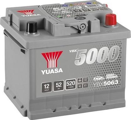Yuasa YBX5063 - Starter Battery www.avaruosad.ee