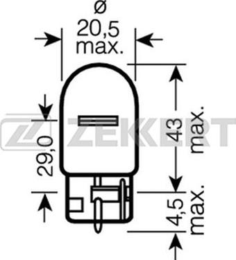 Zekkert LP-1150 - Лампа накаливания, фонарь указателя поворота www.avaruosad.ee