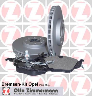 Zimmermann 640.4232.00 - Brake Set, disc brakes www.avaruosad.ee