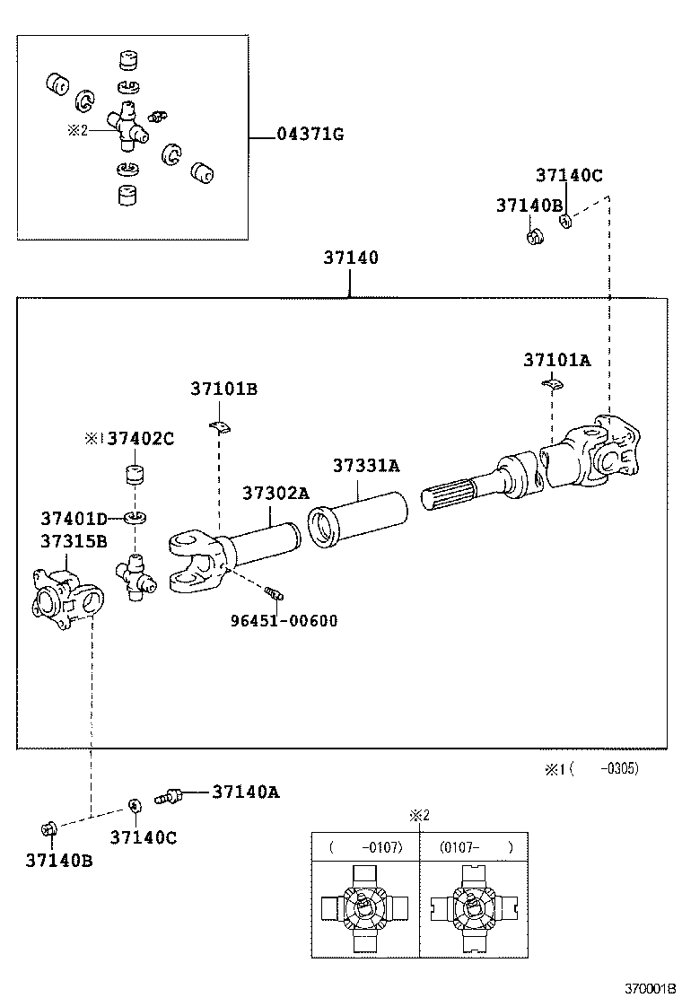 TOYOTA 04371-35061 - Flexible disc, propshaft joint www.avaruosad.ee