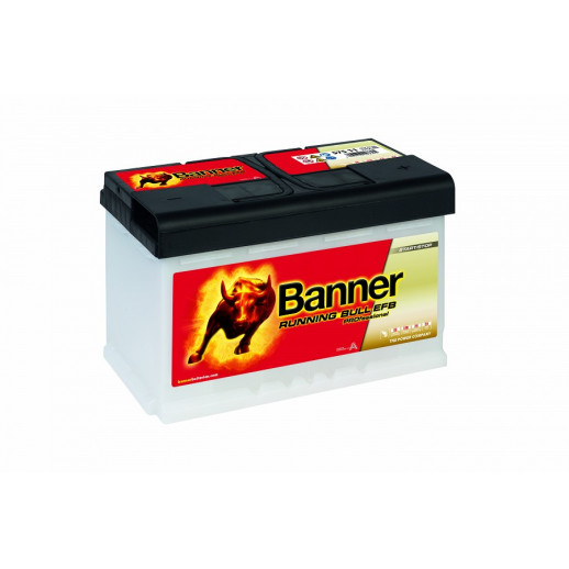 BANNER BATTERY RUNNING BULL EFB PRO 75AH 278X175X190 - + 700A