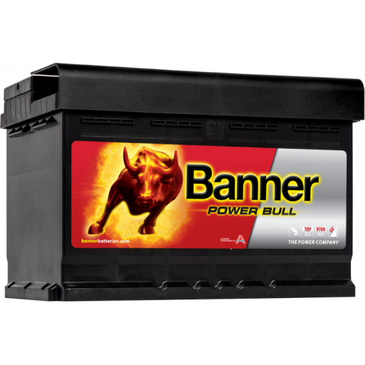 BANNER BATTERY POWER BULL 72AH 278X175X175 - + 670A (CARRIER)