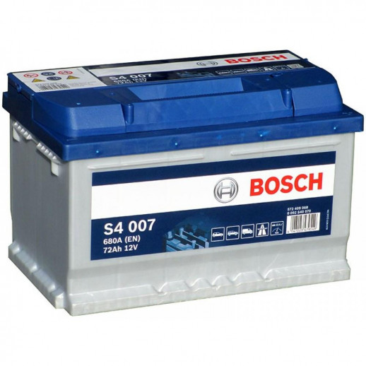 Bosch S4 72Ah 680A 278x175x175 - +